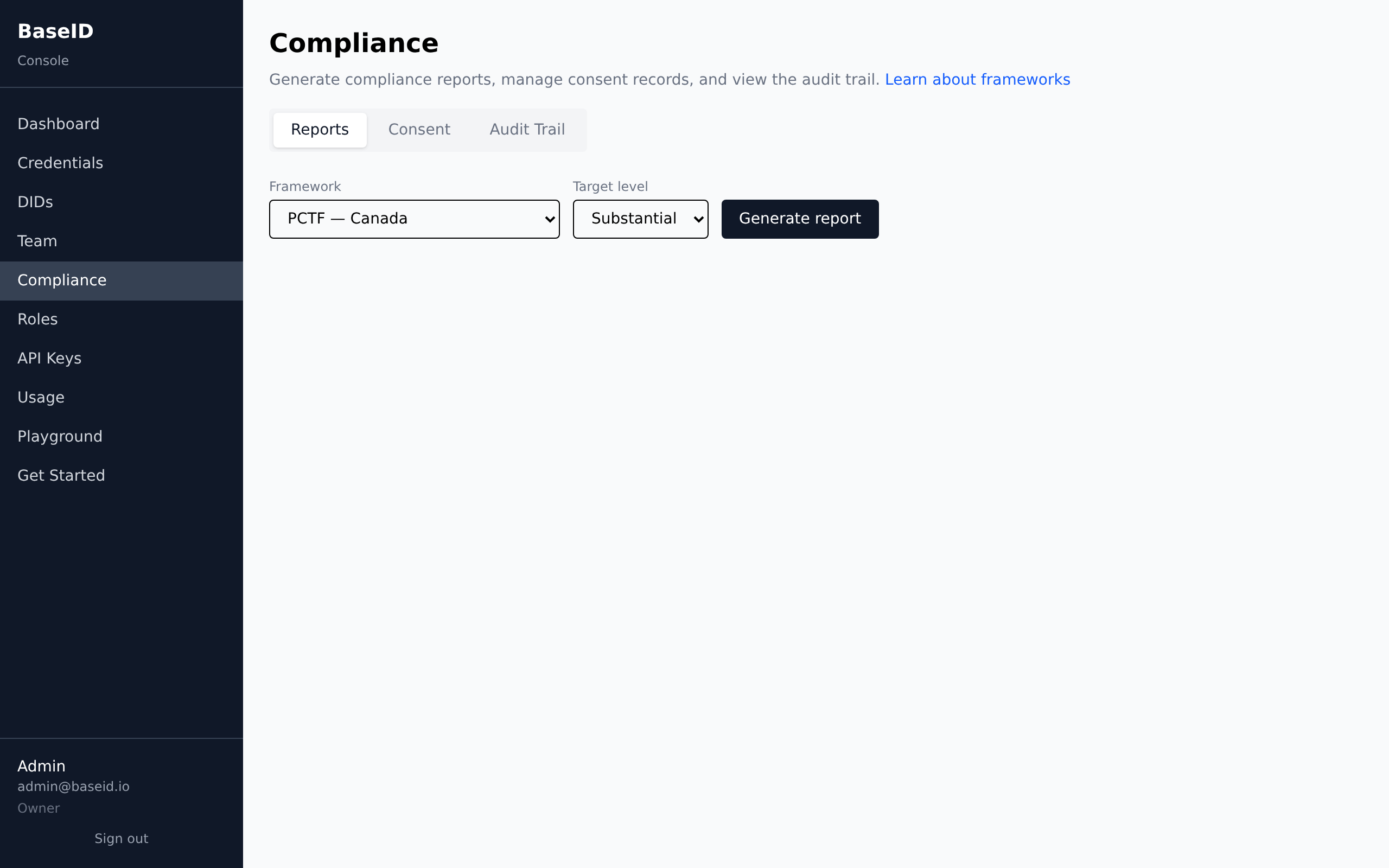 Consent records